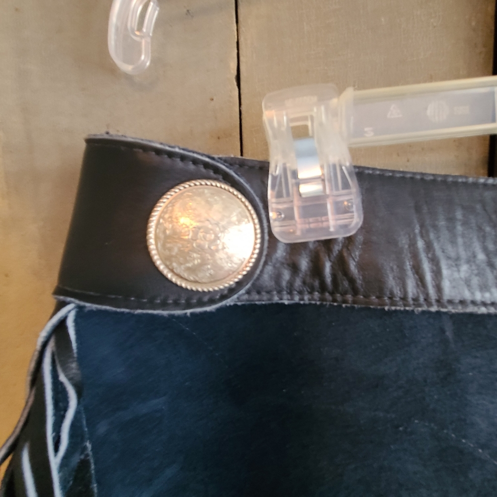 Leather Riding Chaps - Picture 6 of 13